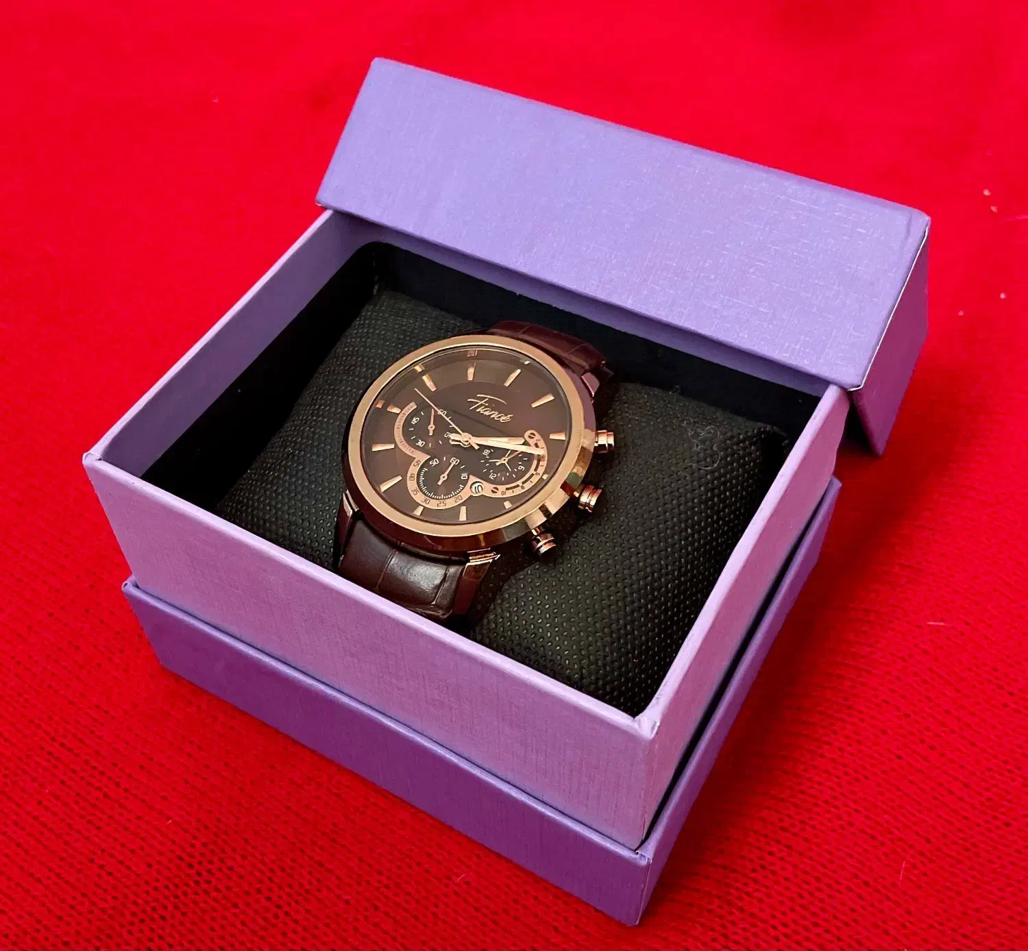 ساعت برند فیانس موتور میوتای ژاپن بند چرم درجه یک|ساعت|کرمان, |دیوار