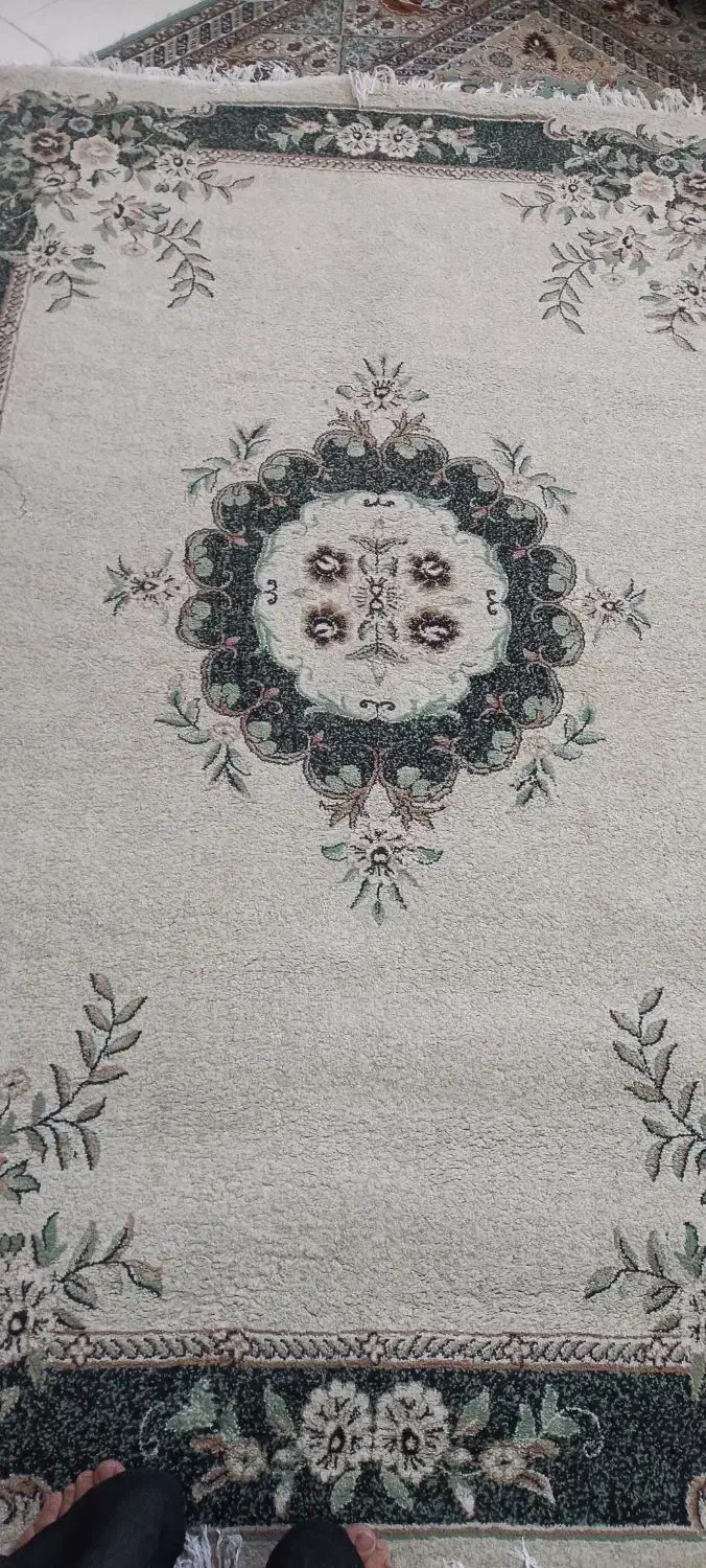 فرش ماشینی تمیز عرض۱ مترو نیم در ۲ مترو ۱۰|فرش|گلپایگان, |دیوار