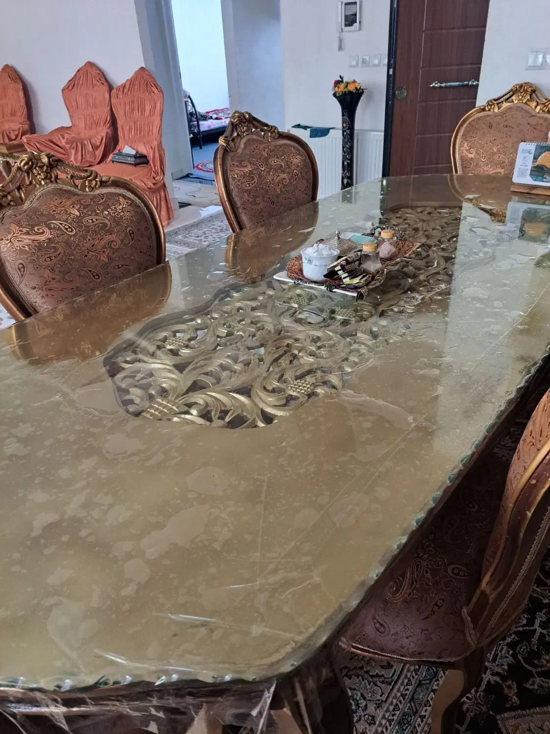 میز غذا خوری ۶ نفره|میز و صندلی غذاخوری|اردبیل, |دیوار