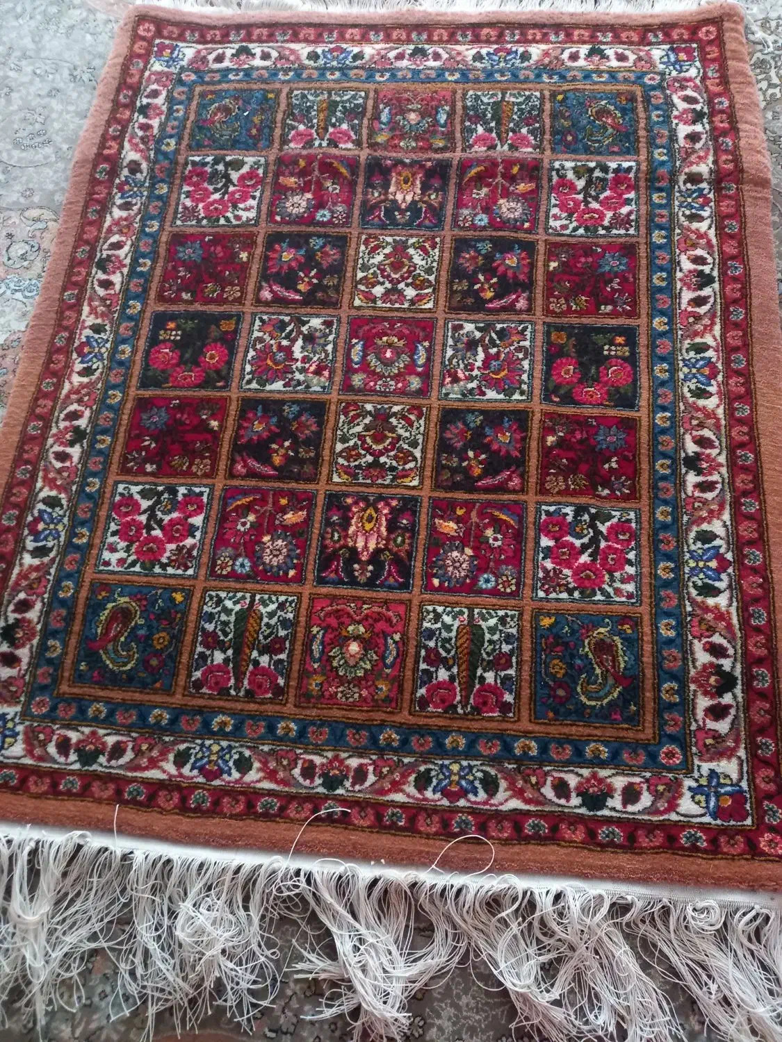 قالی ۵تایی شهرکردی|فرش|نجف‌آباد, امام خمینی|دیوار