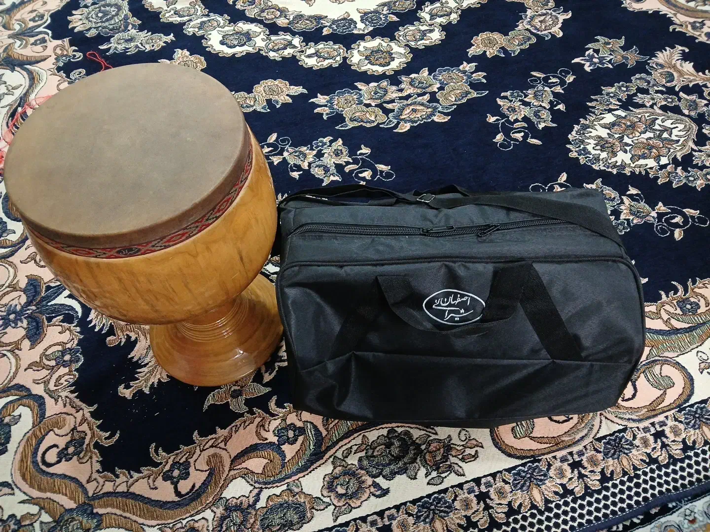 تمبک تنبک شیرانی ۲مُهر چوب ابلغ یکتکه دهنه۲۸|سازهای سنتی|تهران, تجریش|دیوار