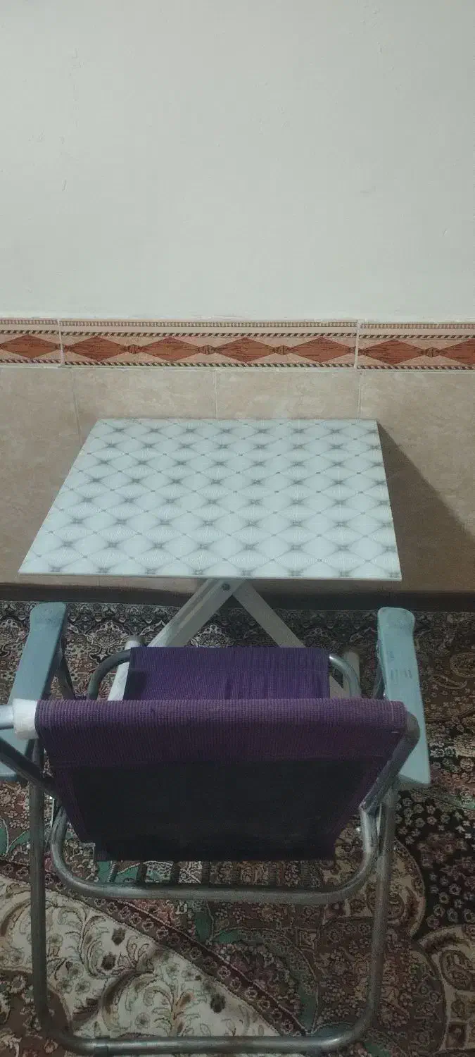 میز و صندلی تاشو فلزی محکم و مقاوم قابل حمل راحت|کوهنوردی و کمپینگ|قرچک, مهدیه|دیوار