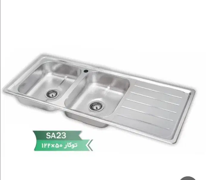 سینک نگین الماس با عمق۲۱ ورق ضخیم کدsa23|مصالح و تجهیزات ساختمان|دماوند, گیلاوند|دیوار