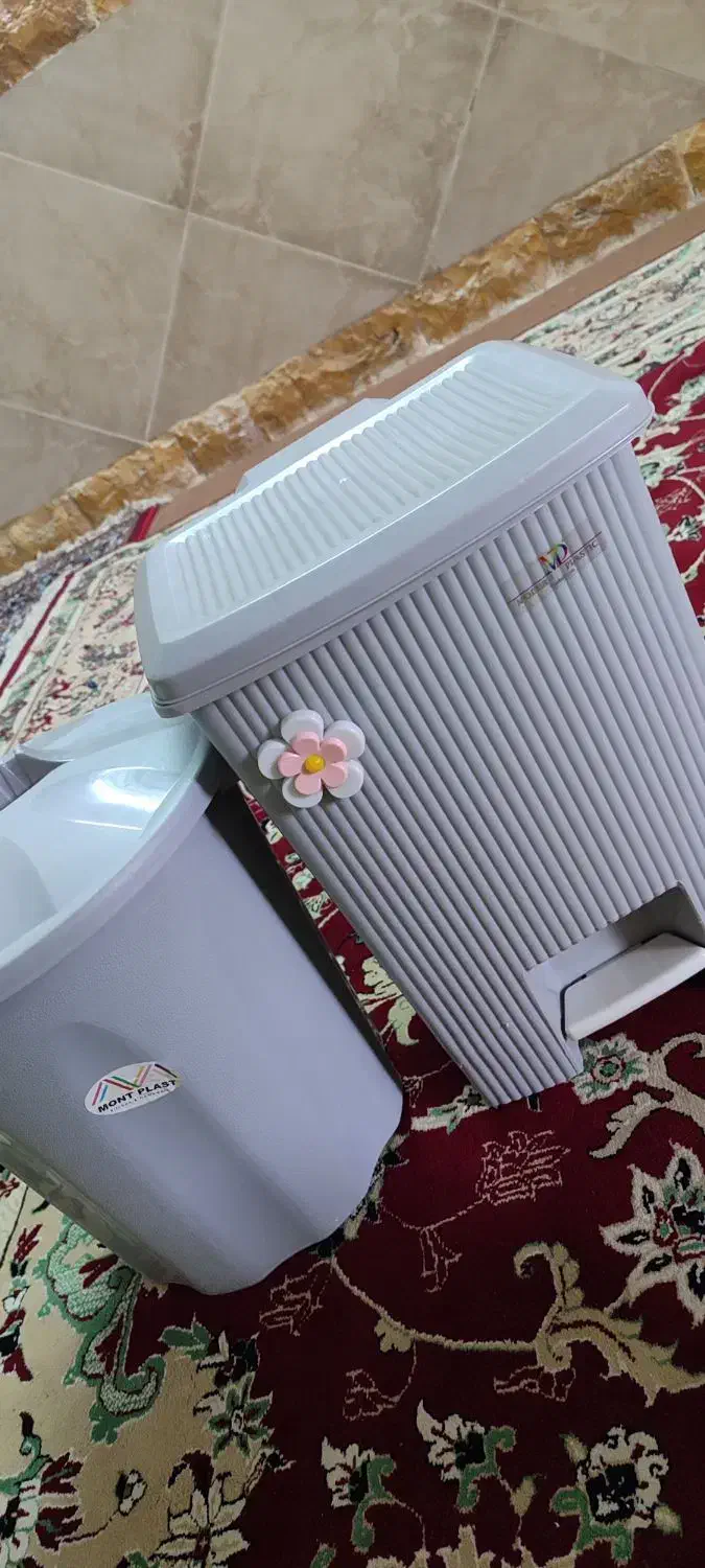 سطل زباله پدالی پلاستیکی|ظروف نگهدارنده، پلاستیکی، یک‌بارمصرف|قم, دورشهر|دیوار