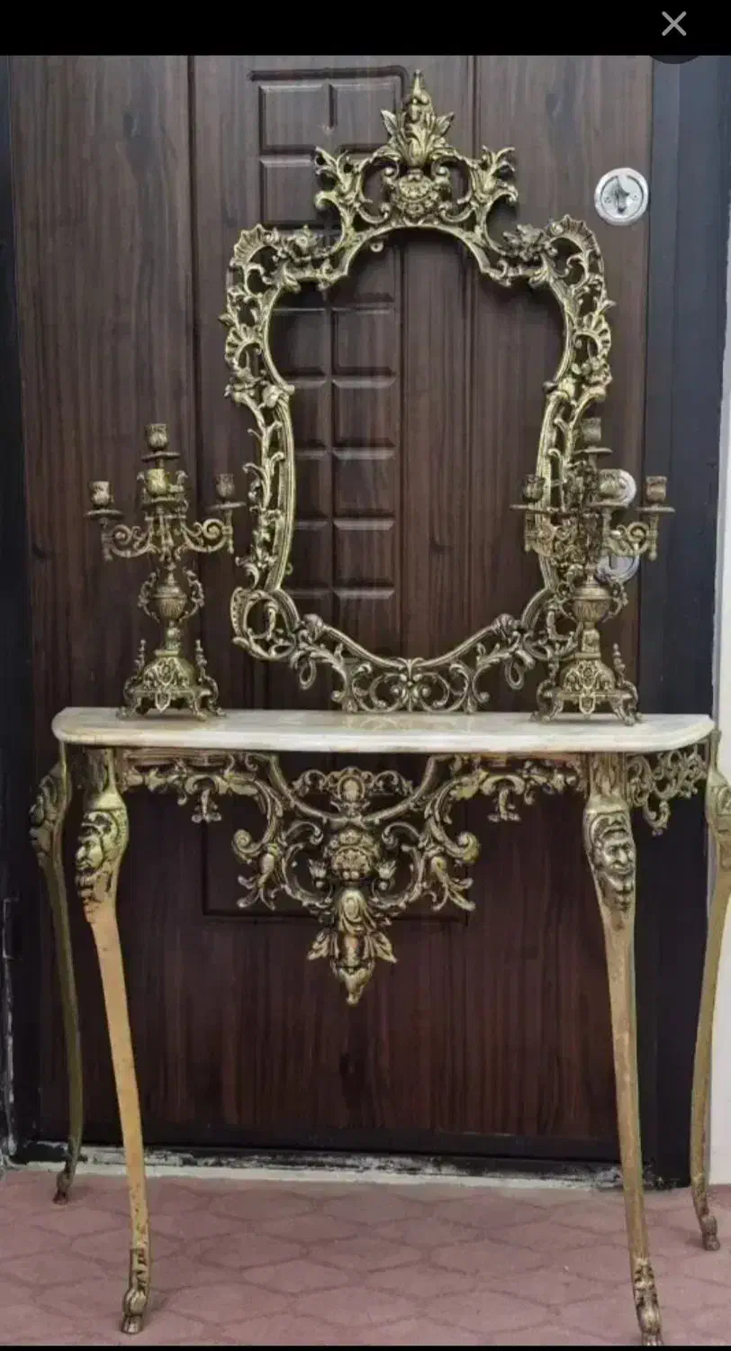 خرید فروش لوستربرنز واینه کنسول بوفه ولوازم مسی|لوستر و چراغ آویز|تبریز, |دیوار