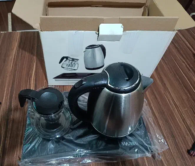 چای ساز وارمی و ماهی تابه دوطرفه هپی مِل|سماور، چای‌ساز، قهوه‌ساز|فردیس, شهرک ۱۱۰|دیوار