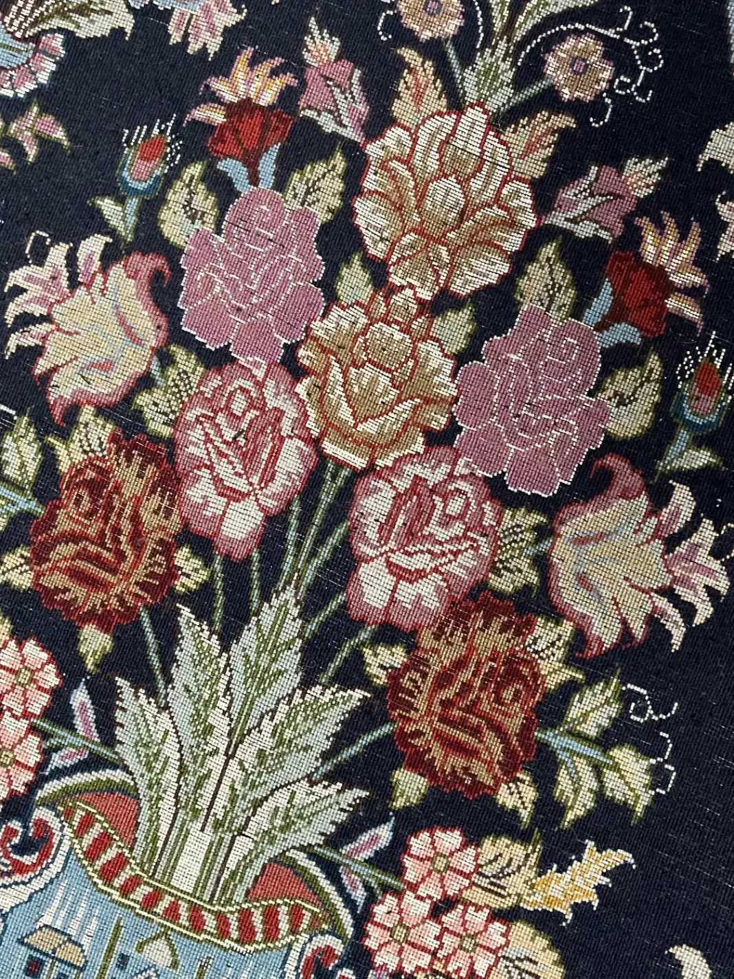 تابلو فرش گلدان کلاسیک|تابلو فرش|تهران, پاسداران|دیوار