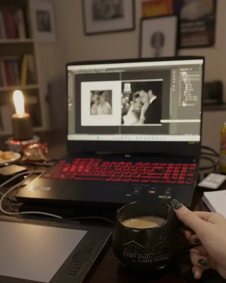 طراحی آلبوم عروس ژورنال دور کاری از هر شهر ایران|خدمات پذیرایی، مراسم|رشت, منظریه|دیوار