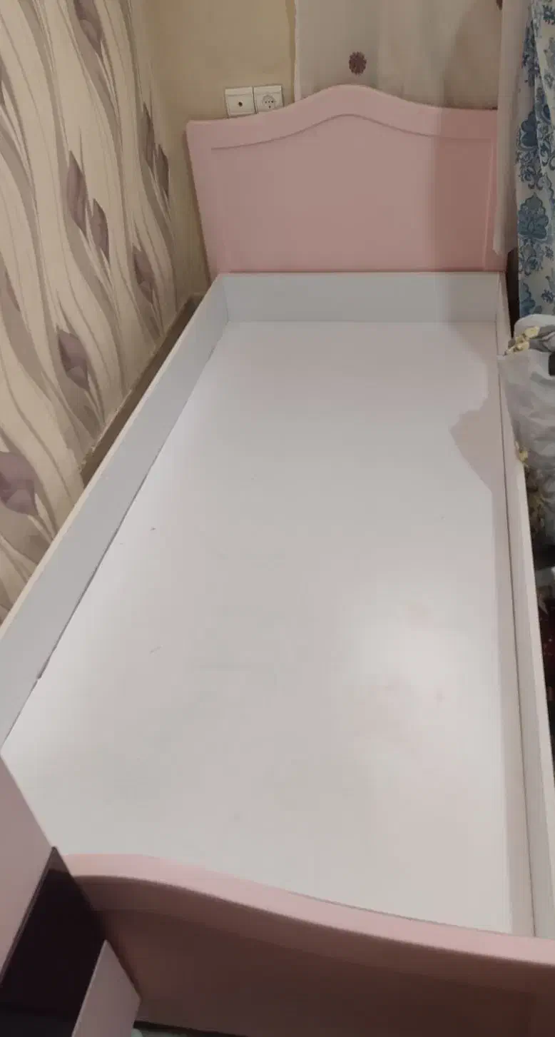 تخت و کمد دخترانه|تخت و سرویس خواب|بجنورد, |دیوار