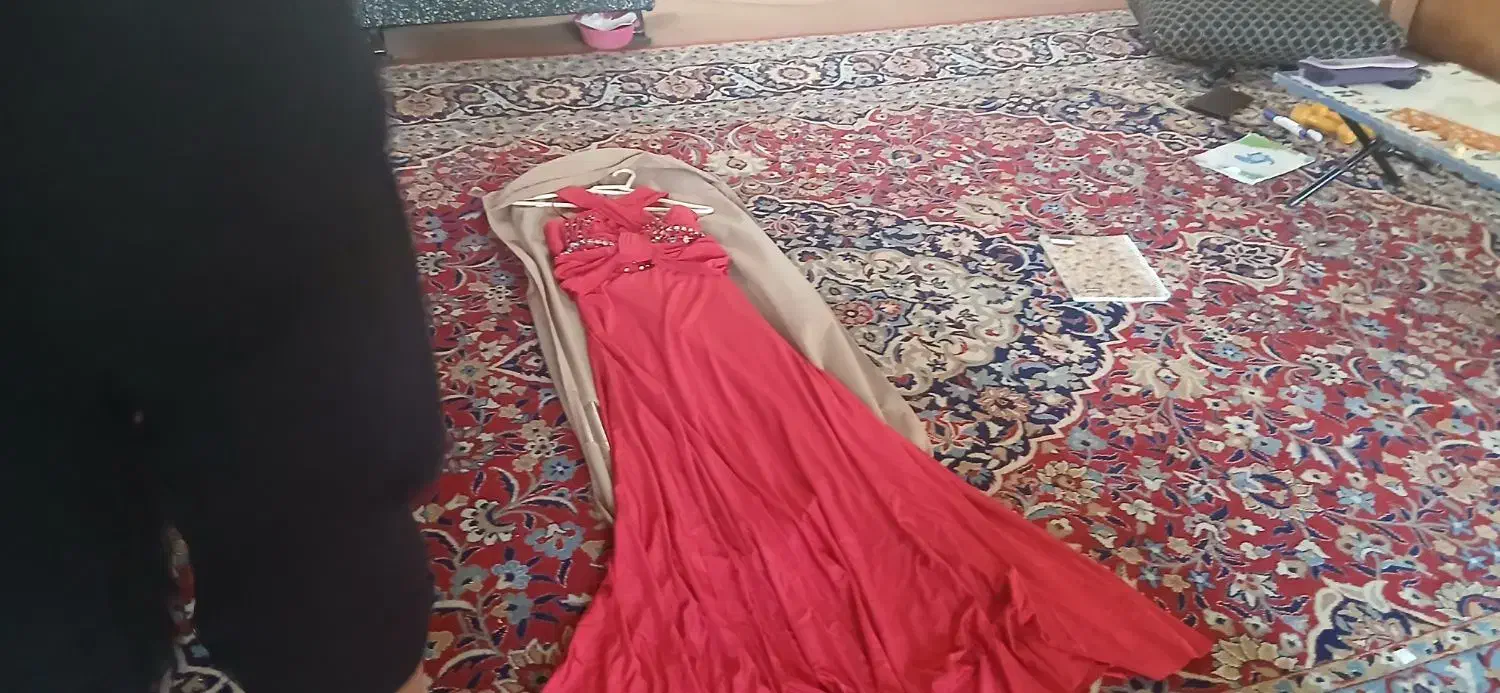 لباس شب ترک سنگ دوزی شده اصلا پوشیده نشده در حد نو|لباس|اصفهان, سرشبادران|دیوار