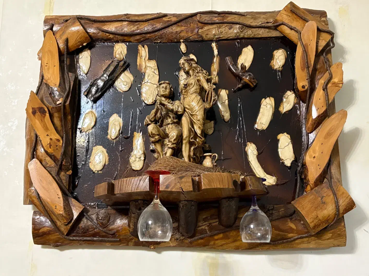 بار و تزئینی بار و کمد چوبی قدیمی|بوفه، ویترین، کنسول|کرج, فاز ۴ مهرشهر|دیوار