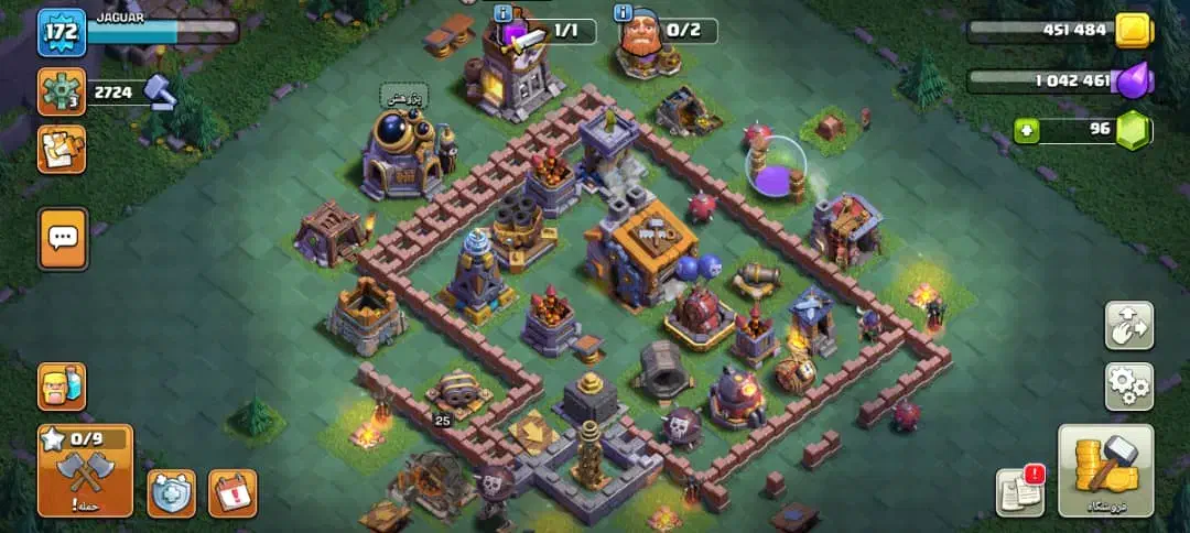 اکانت کلش تان ۱۴ تقریبا مکس|کنسول، بازی ویدئویی و آنلاین|جیرفت, |دیوار