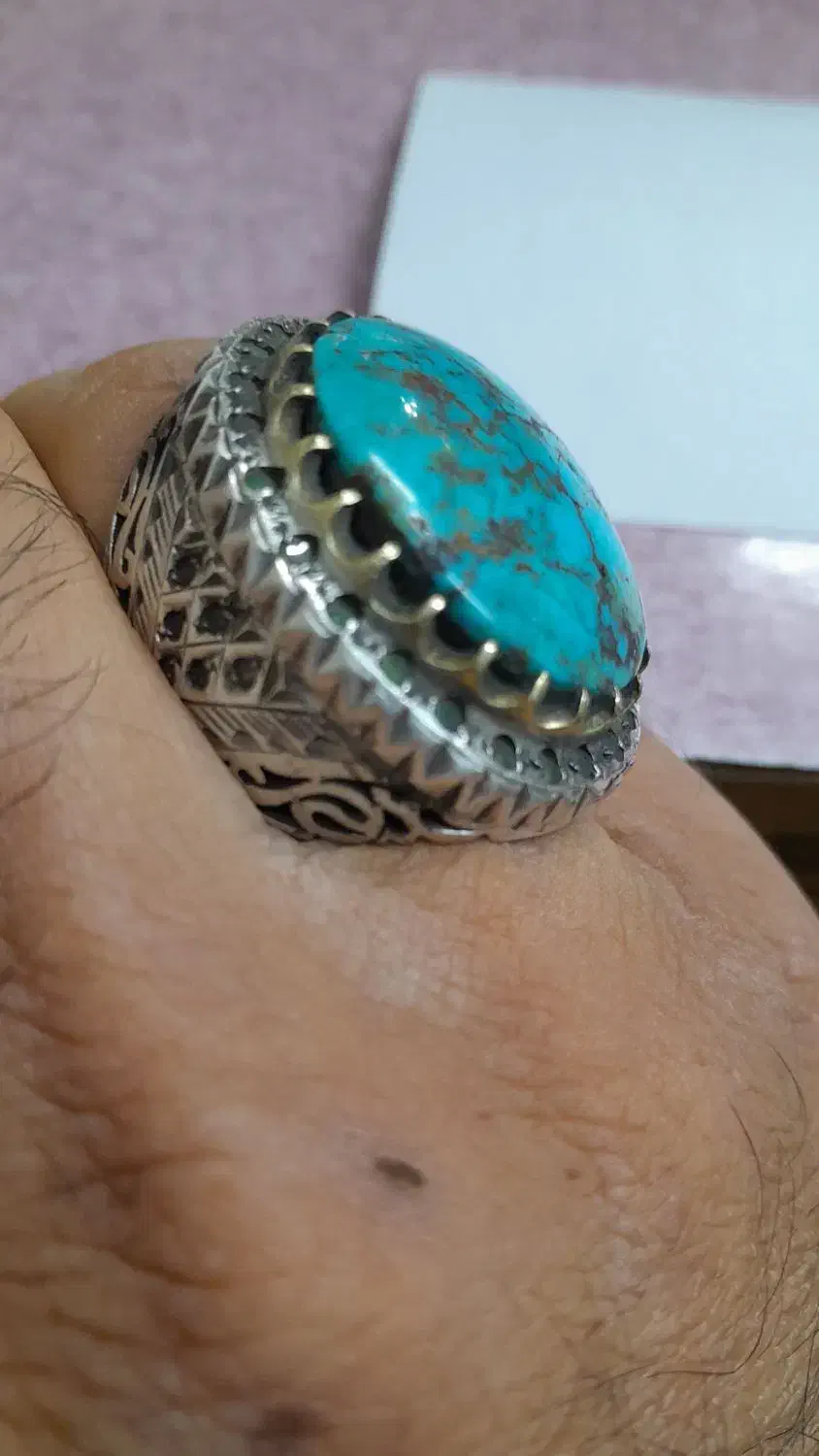 انگشتر فیروزه نیشابور|جواهرات|نسیم‌شهر, |دیوار