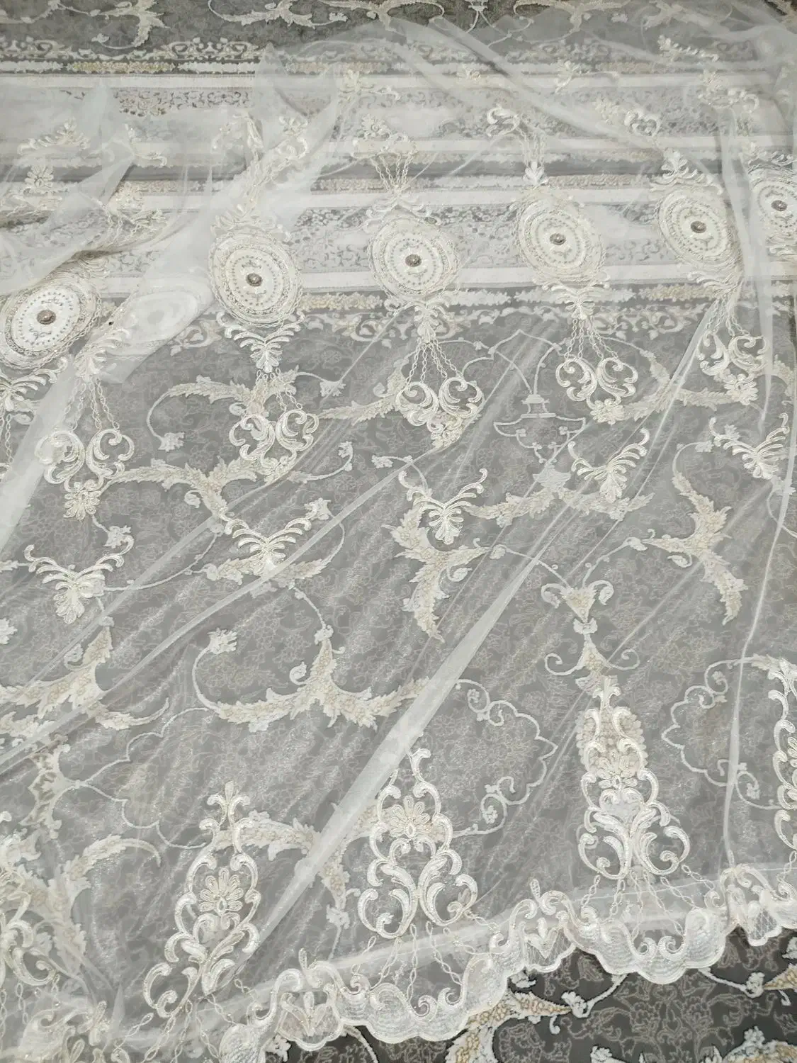 حریر|پرده، رانر، رومیزی|لنجان, |دیوار