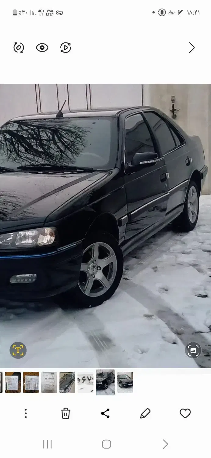 پژو پارس elx مشکی|خودرو سواری و وانت|شیراز, احمدی جنوبی|دیوار