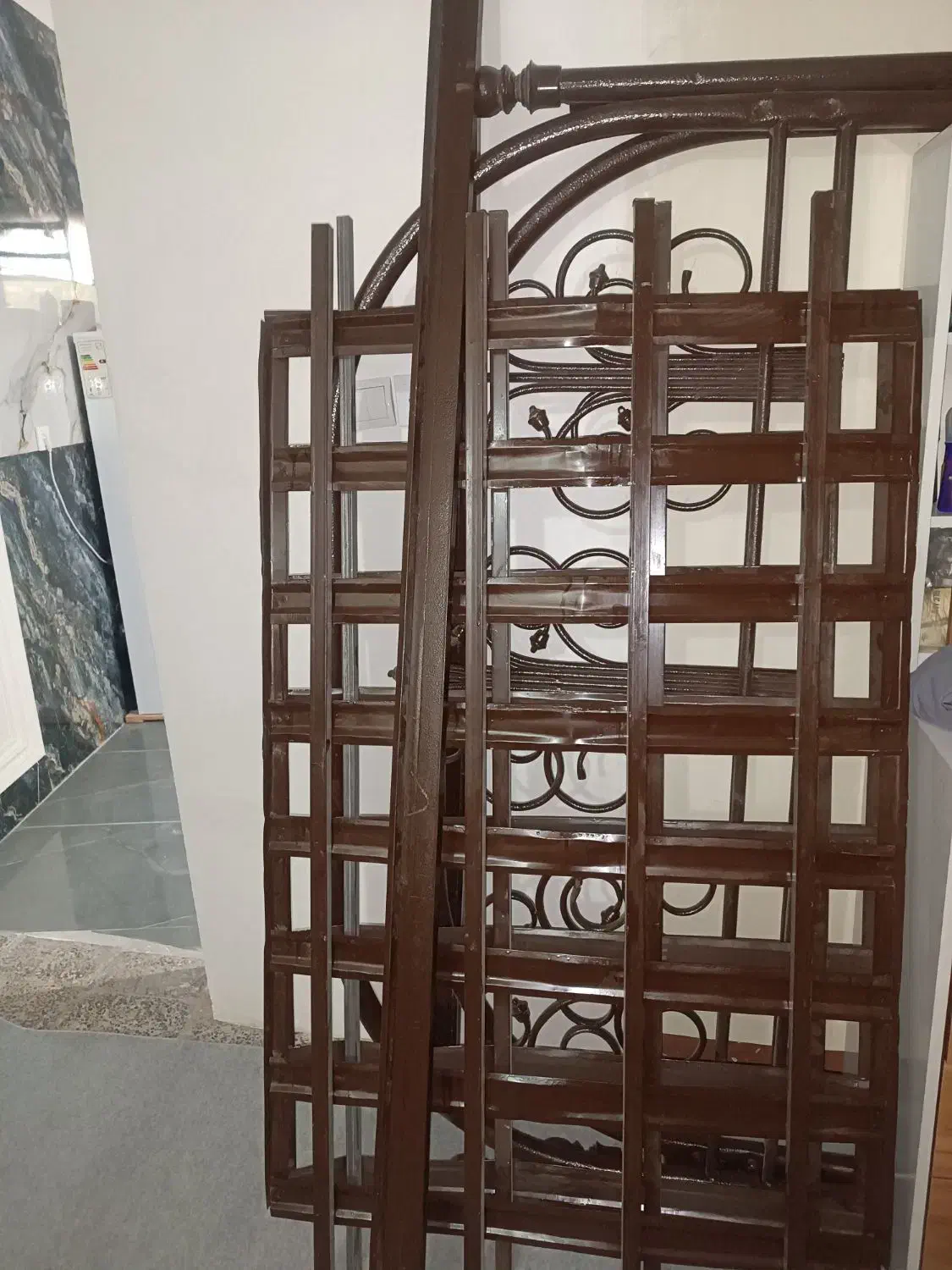 تخت خواب دو نفره فلزی|تشک تختخواب|ایذه, |دیوار