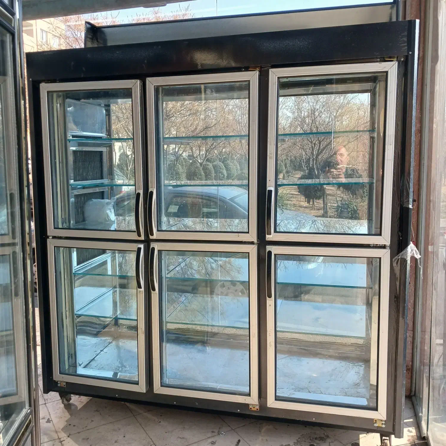 یخچال ایستاده ۹۰ سانتی دو طرف شیشه|فروشگاه و مغازه|تهران, استخر|دیوار