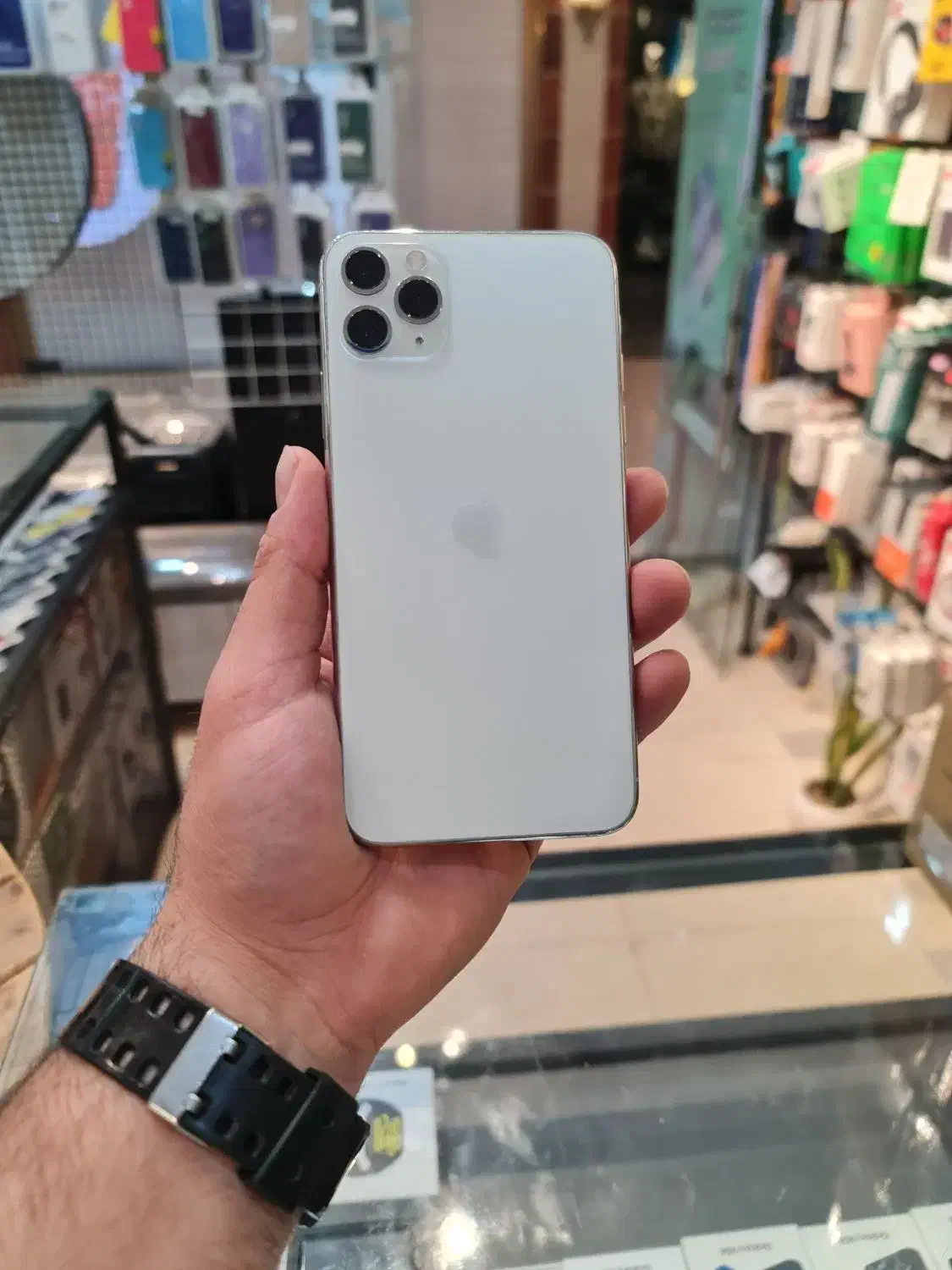 iphone 11 promax 256 سفید|موبایل|قزوین, |دیوار