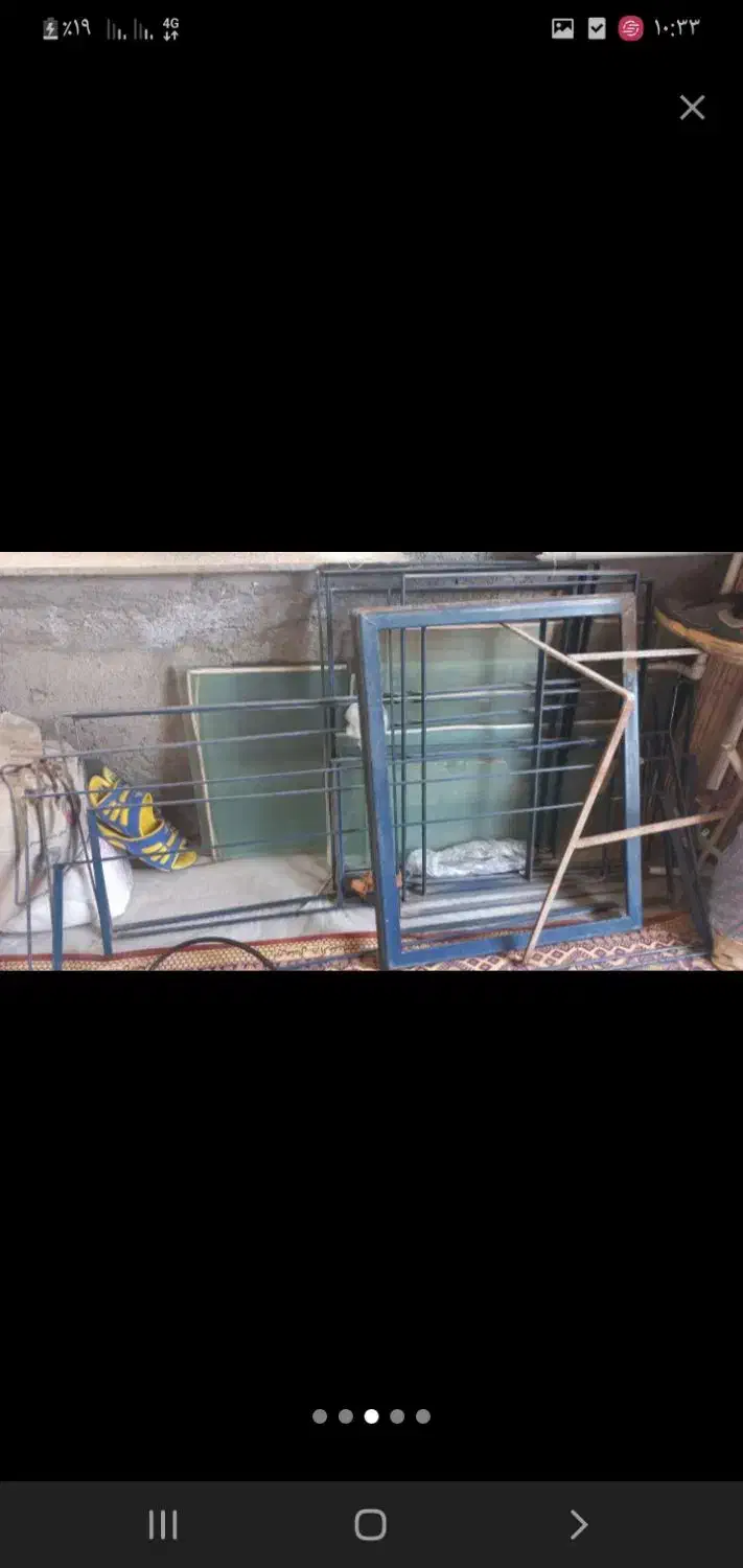 درب آهنی منزل یا مغازه ۳در ۴|مصالح و تجهیزات ساختمان|آق قلا, |دیوار