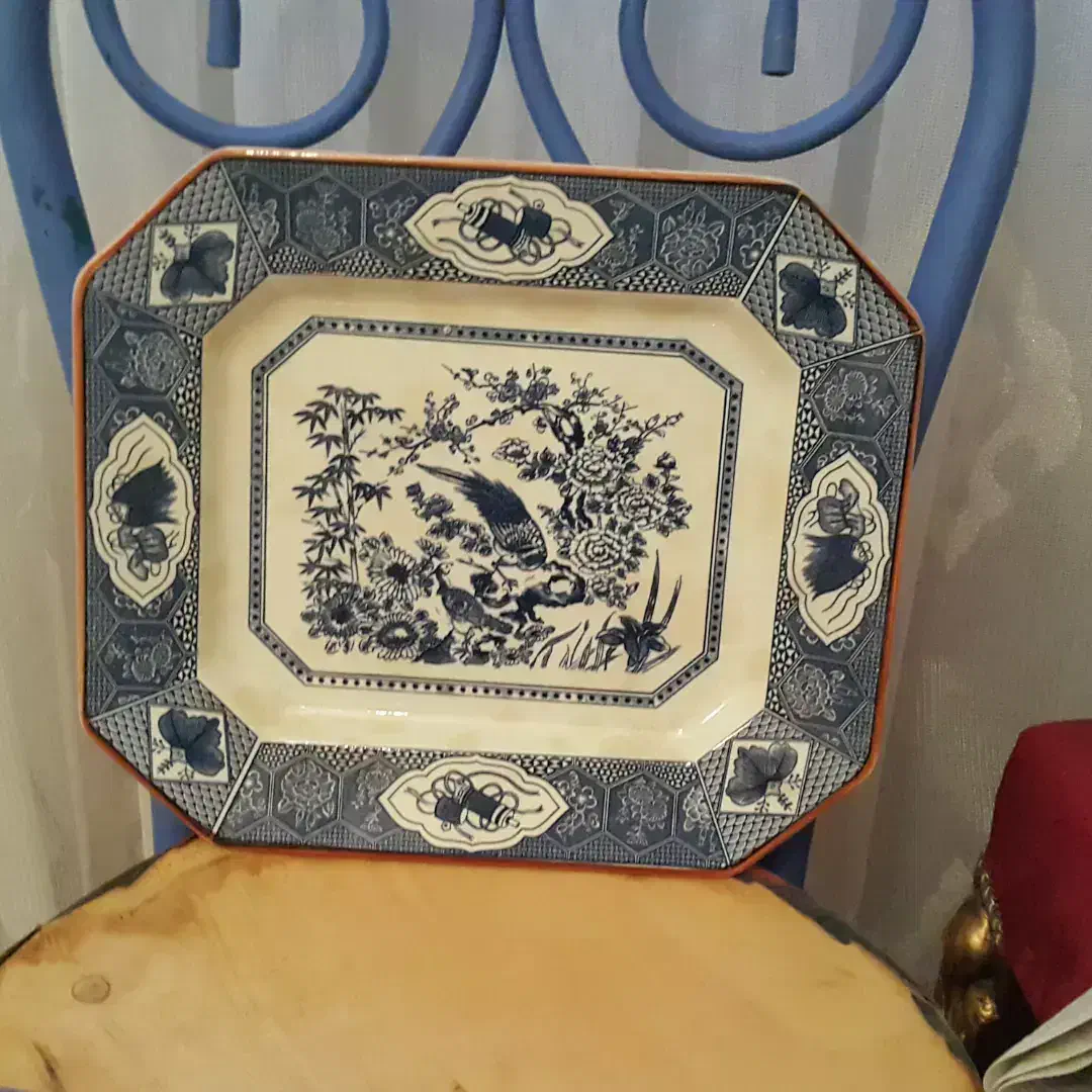 عتیقه دیس قدیمی ژاپن  کمیاب  کاملا نو|کلکسیون اشیاء عتیقه|رشت, گلسار|دیوار