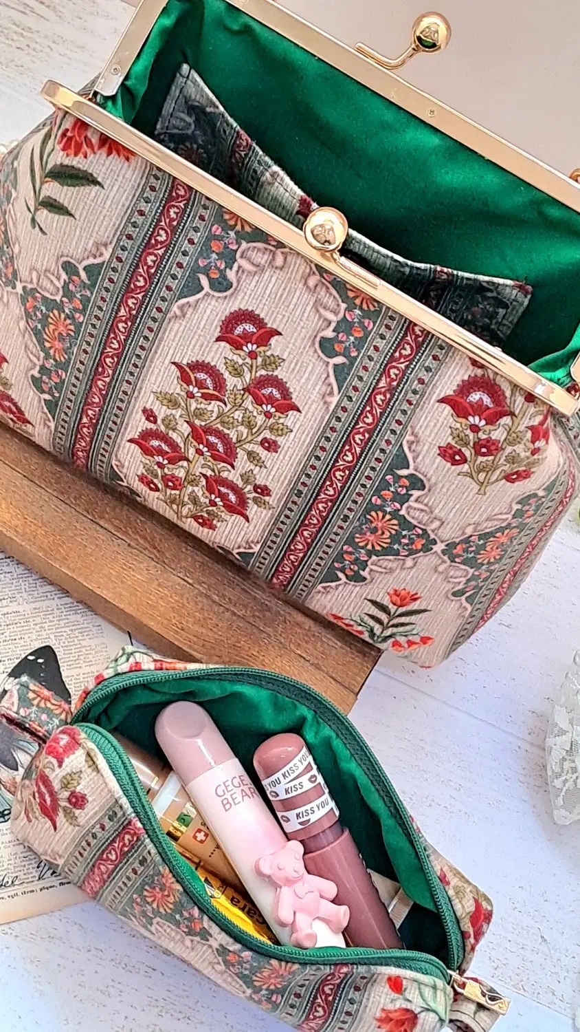 کیف مجلسی مخمل دستساز دستی/دوشی + کیف هدیه|کیف، کفش، کمربند|تهران, گلستان (شهرک راه آهن)|دیوار