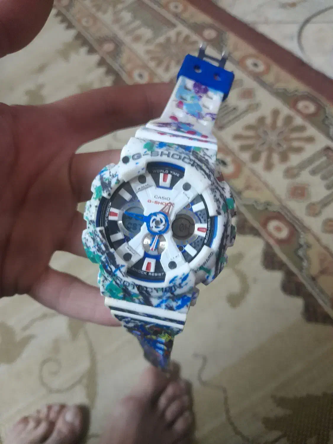 ساعت مچی جیشاک سفید اسپرت|ساعت|تهران, استاد معین|دیوار