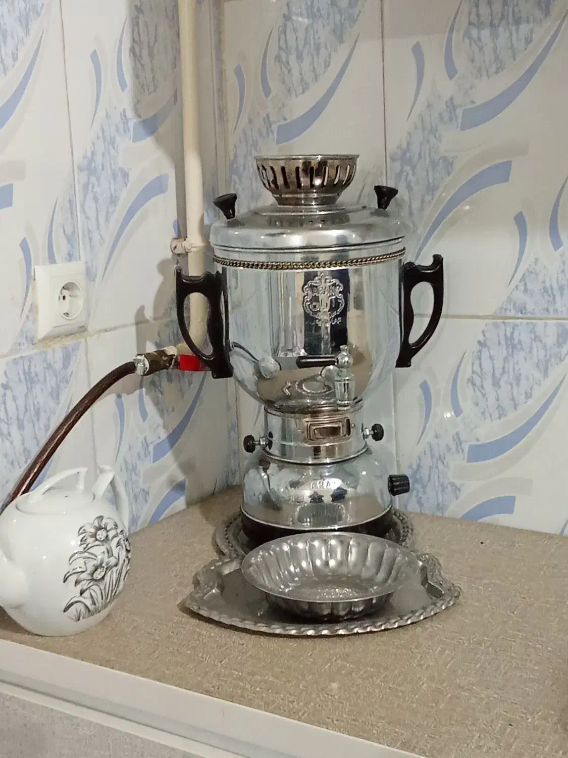 سماور گازی|سماور، چای‌ساز، قهوه‌ساز|محمدیه-قزوین, |دیوار