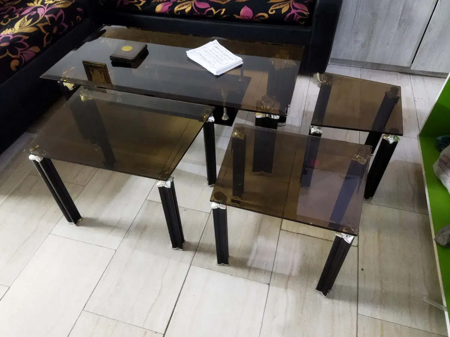 جلو مبلی ۴ تیکه سالم آزادشهر|مبلمان خانگی و میز عسلی|گنبد کاووس, |دیوار