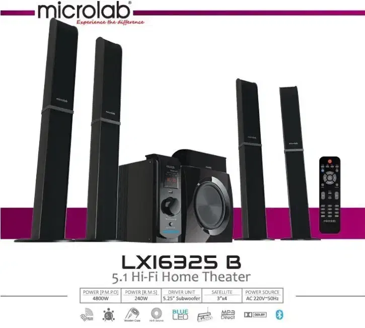 اسپیکر 7 تیکه|سیستم صوتی خانگی|فردیس, داوری|دیوار