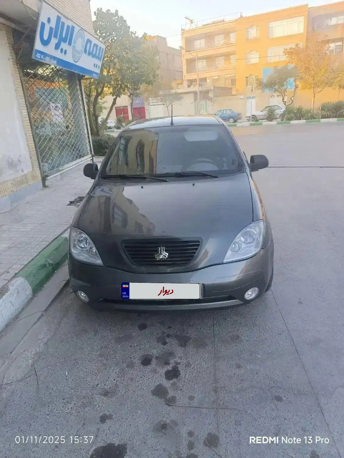 تیبا مدل ۹۵ تک برگ سند  بدون. رنگ|خودرو سواری و وانت|مشهد, جانباز|دیوار