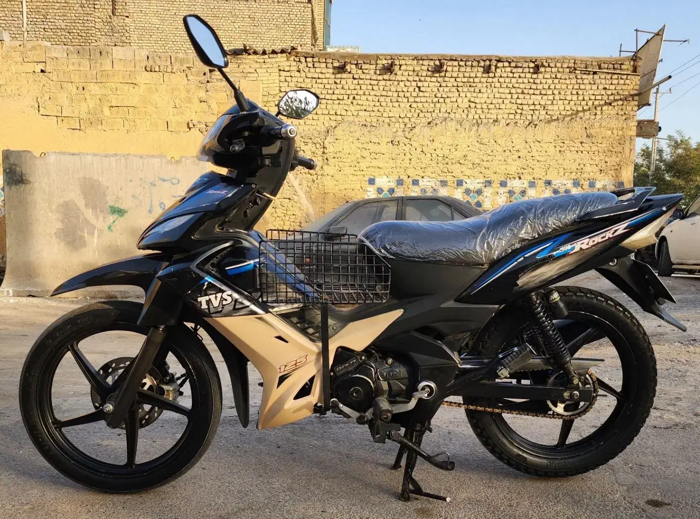 تی وی اس راکز مدل ۹۰ موتوری سالم به شرط|موتورسیکلت|مشهد, قائم|دیوار