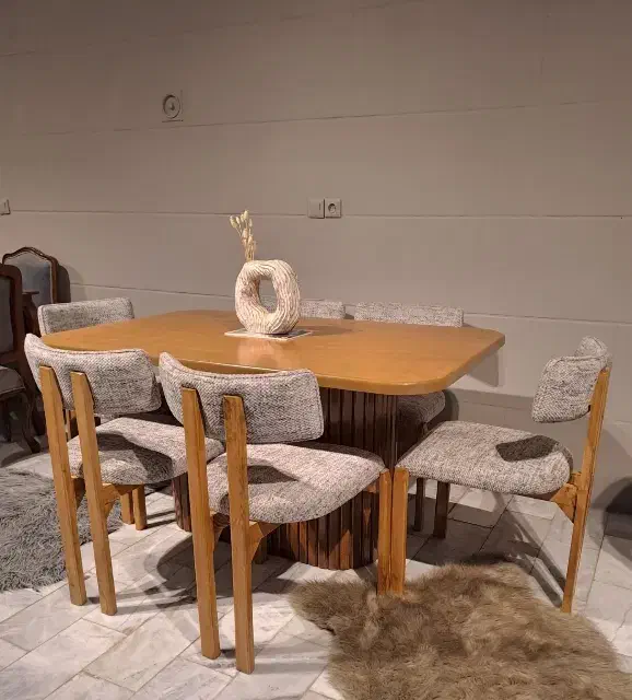 ناهارخوری ۶نفره اقتصادی اقساطی|میز و صندلی غذاخوری|مشهد, گرجی علیا|دیوار