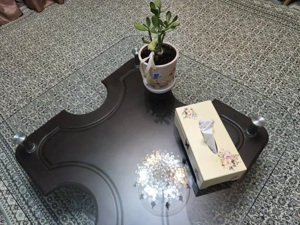 میز جلومبلی مربع طرح دار|مبلمان خانگی و میز عسلی|تهران, طرشت|دیوار