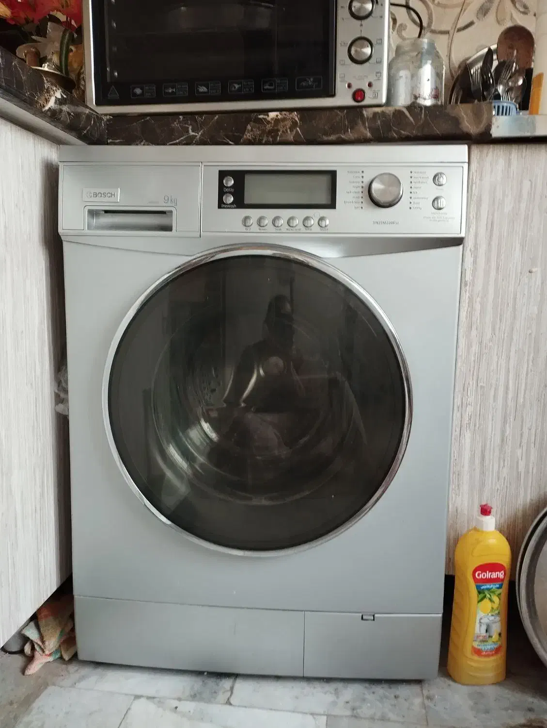 ماشین لباسشویی بوش ۹ کیلویی|ماشین لباسشویی و خشککن لباس|اندیشه, اندیشه فاز ۳|دیوار