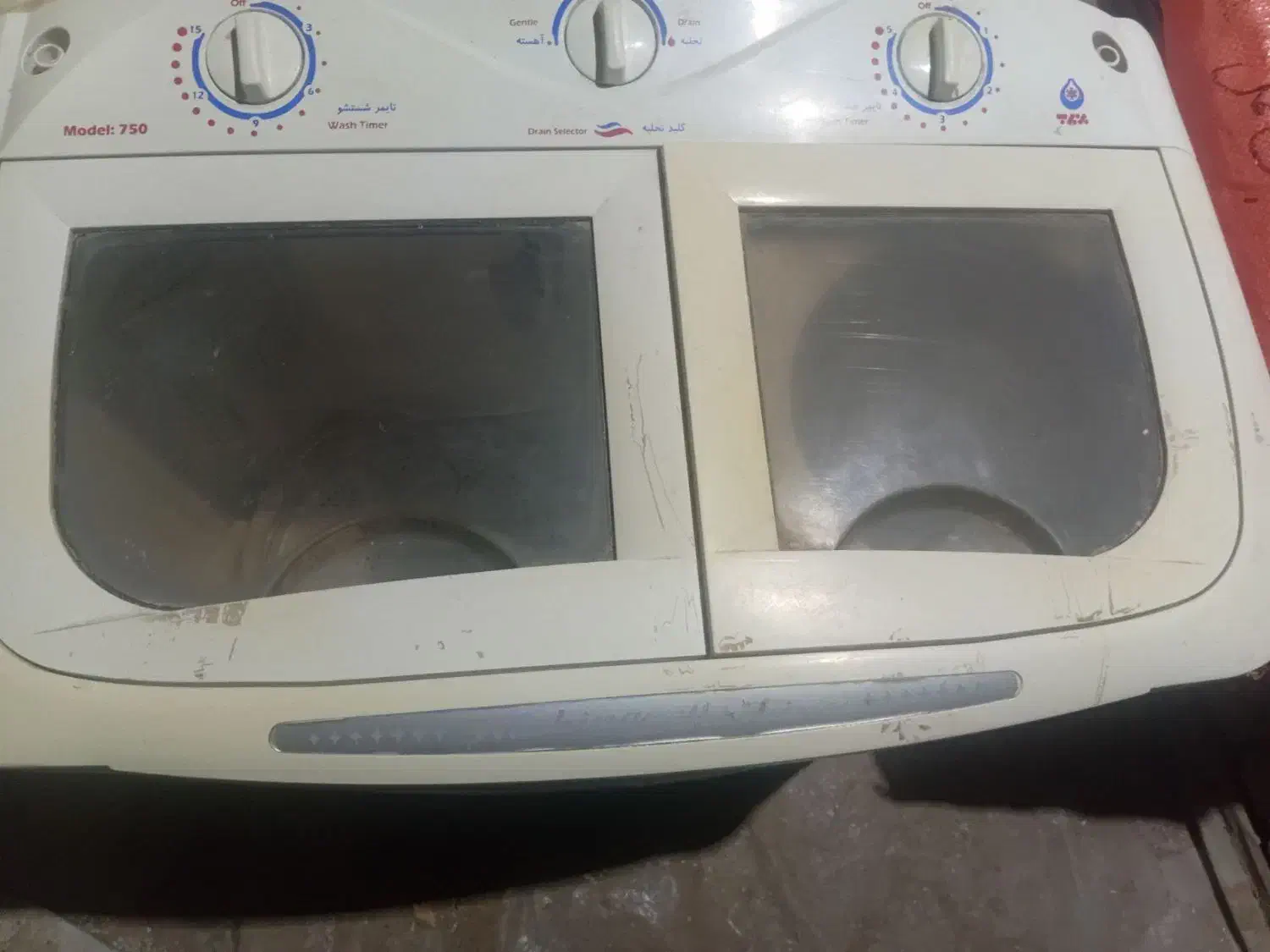 دو دانه ماشین لباسشویی دو قلو|ماشین لباسشویی و خشککن لباس|رضویه, |دیوار