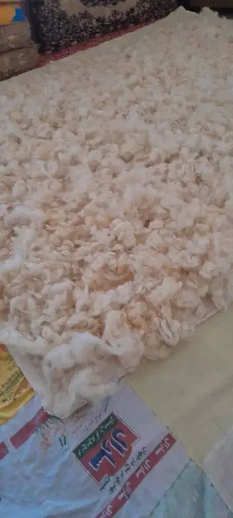 پشم گوسفندی تمیز و شسته شده|تشک تختخواب|قره ضیاالدین, |دیوار