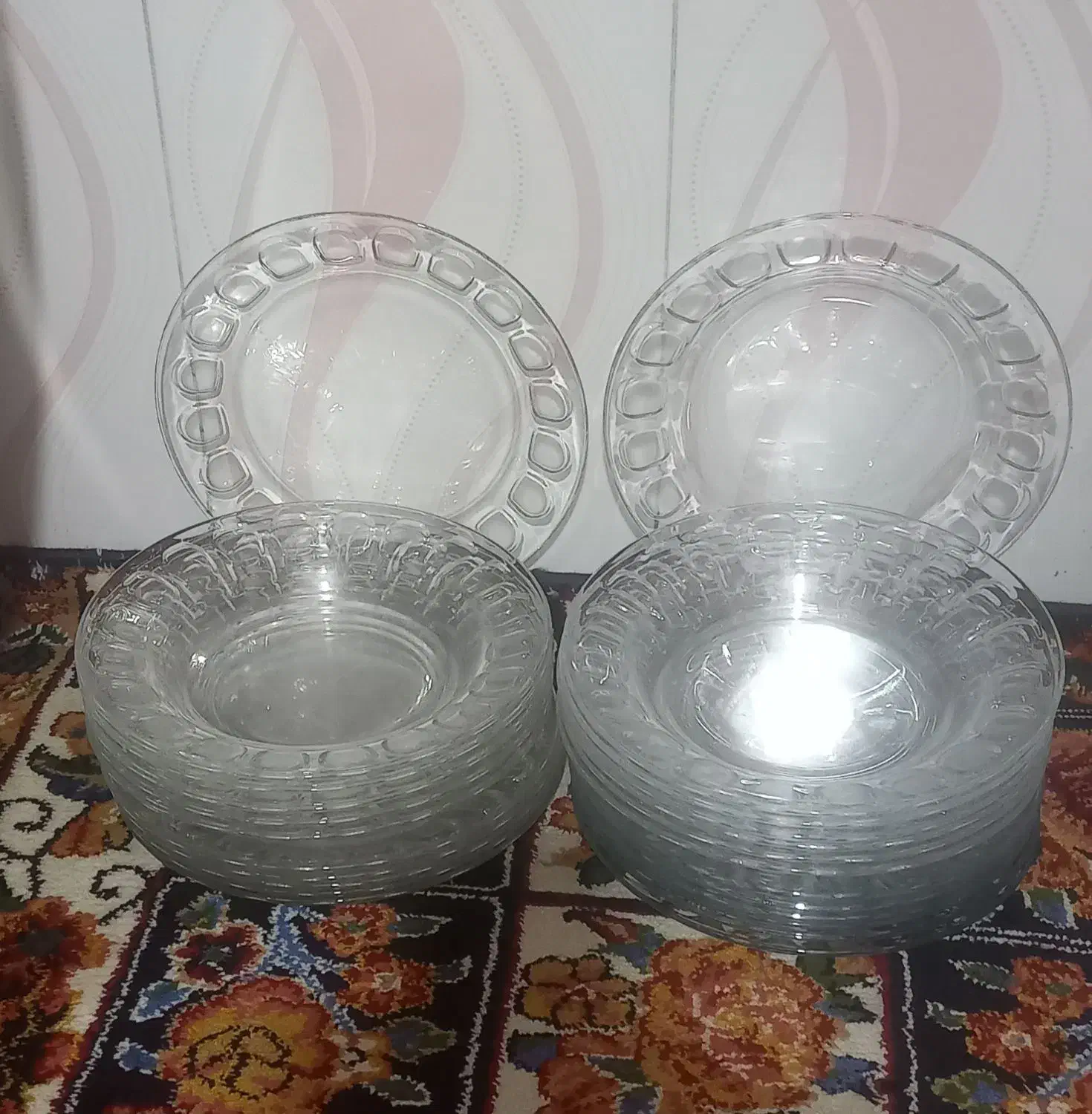 بشقاب پیرکس مارک لومینارک فرانسه|ظروف سرو و پذیرایی|وحیدیه, |دیوار