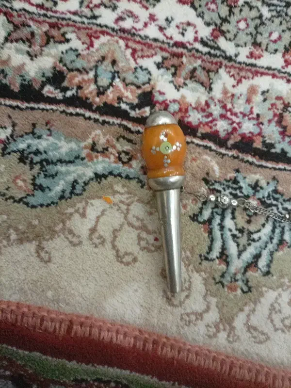 لب گیری قلیان  مخ  دوزی  کهربا|کلکسیون اشیاء عتیقه|تبریز, |دیوار