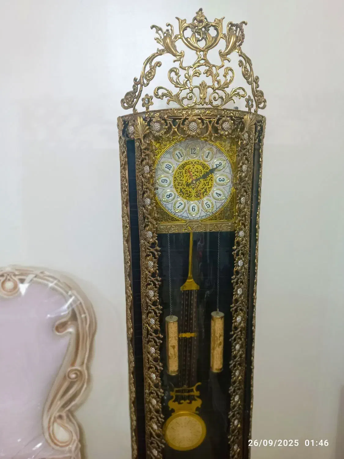 ساعت ایستاده برنز اصل درجه یک|ساعت دیواری و تزئینی|اهواز, کوروش|دیوار