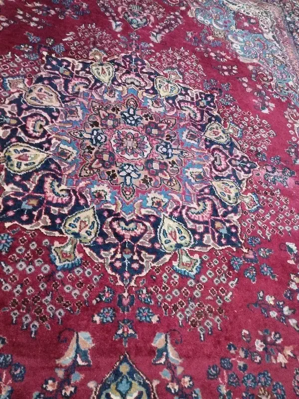 فرش دست بافت قدیمی ۱۲متری|فرش|خاش, |دیوار