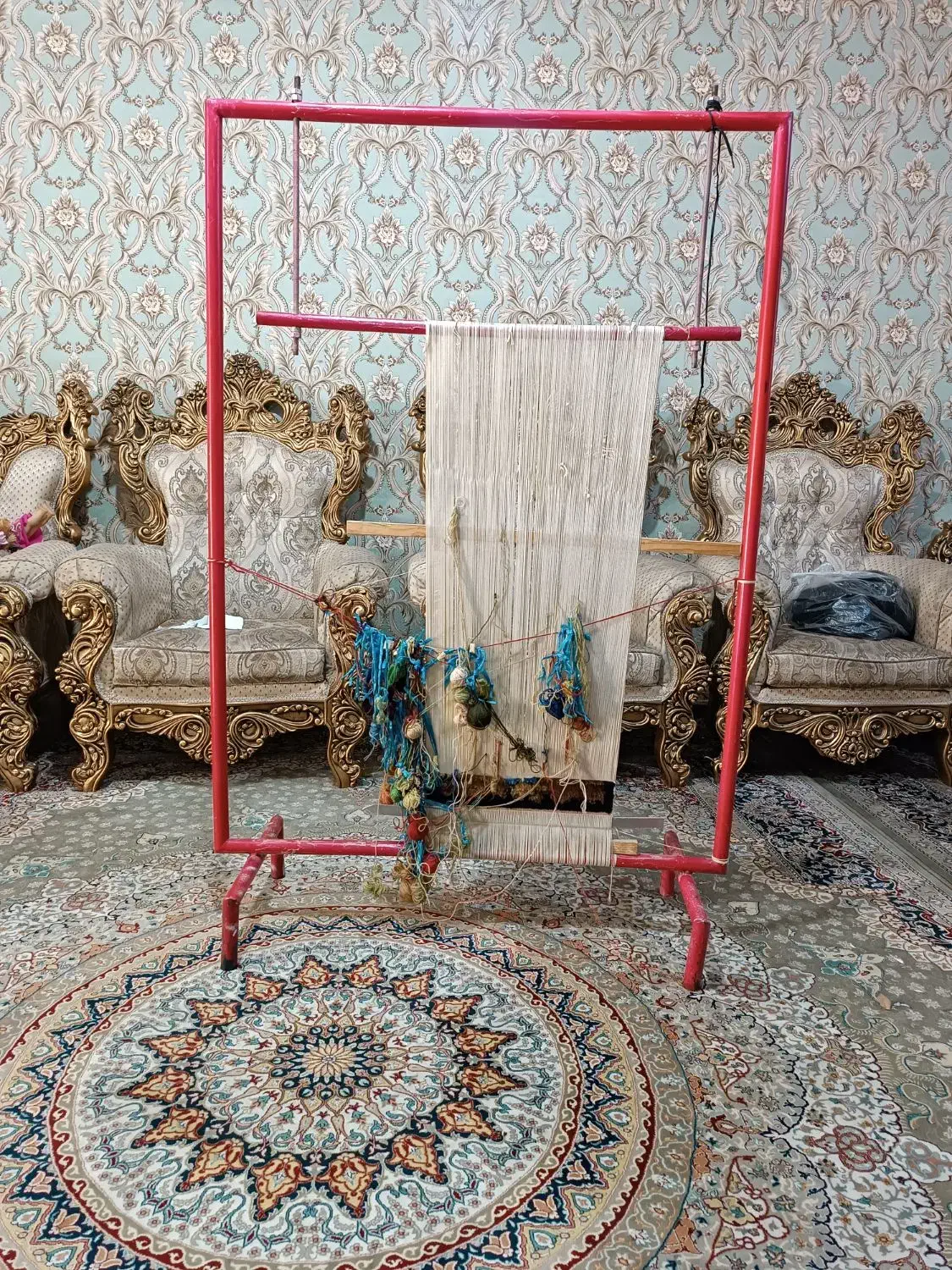 دارقالی|فرش|خرم‌آباد, |دیوار