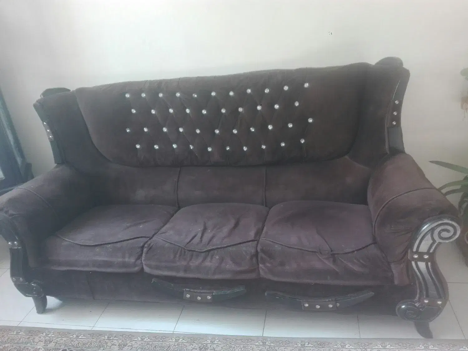 مبل 6 نفره|مبلمان خانگی و میز عسلی|فولادشهر, مسکن مهر فولادشهر|دیوار