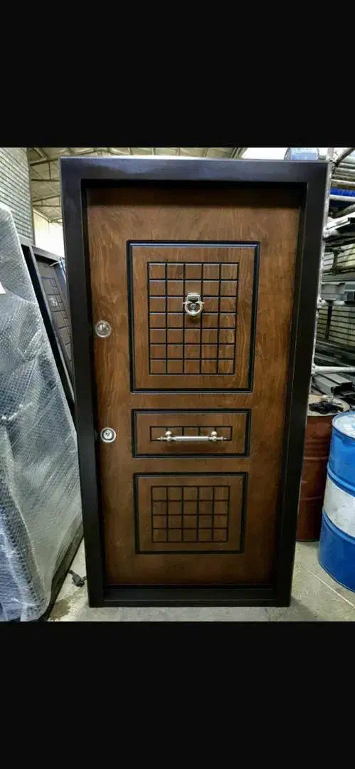 درب ورودی ضدسرقت چوبی فلزی مقاوم آپارتمان باغ ویلا|مصالح و تجهیزات ساختمان|تهران, تهرانسر شمالی|دیوار