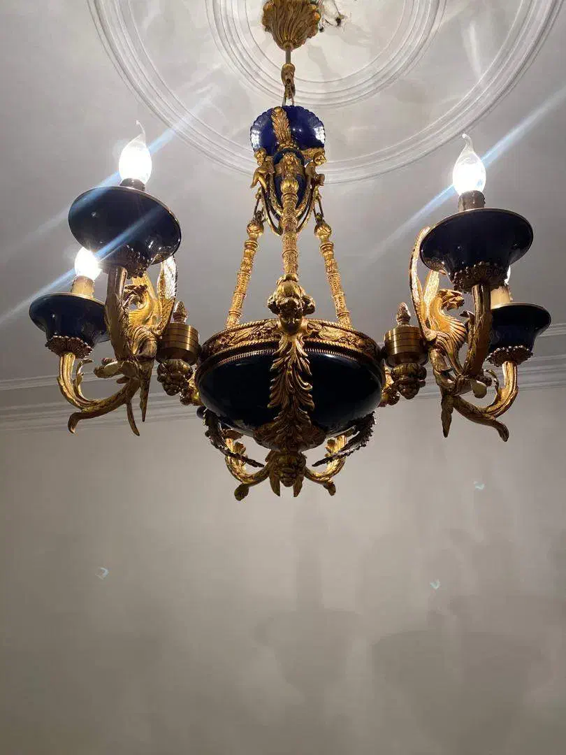 تعدادی لوستر برنز وارداتی و۳عددلوستر کریستال|لوستر و چراغ آویز|تهران, تهرانپارس جنوبی|دیوار