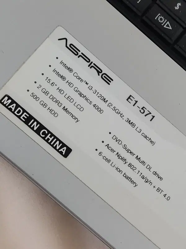 لب تاب Acer نسل سوم E1-571 شیک دخترانه|رایانه همراه|تهران, شهرک گلها (تهرانسر)|دیوار