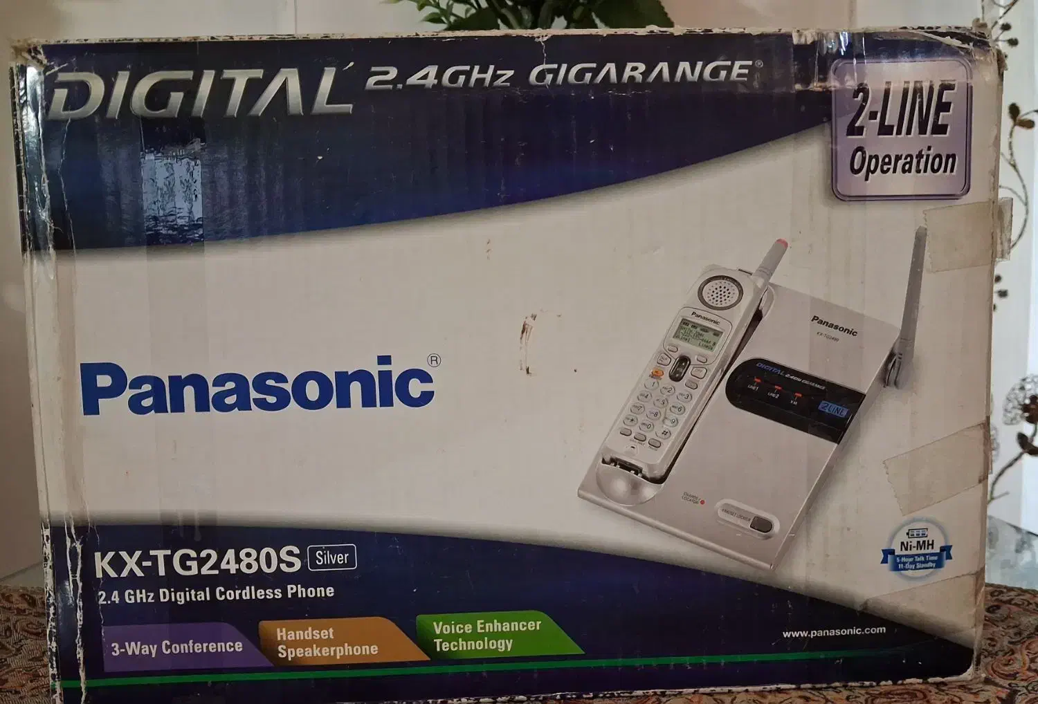 پاناسونیک دولاین آکبند ۲۴۸۰|تلفن رومیزی|تنکابن, |دیوار