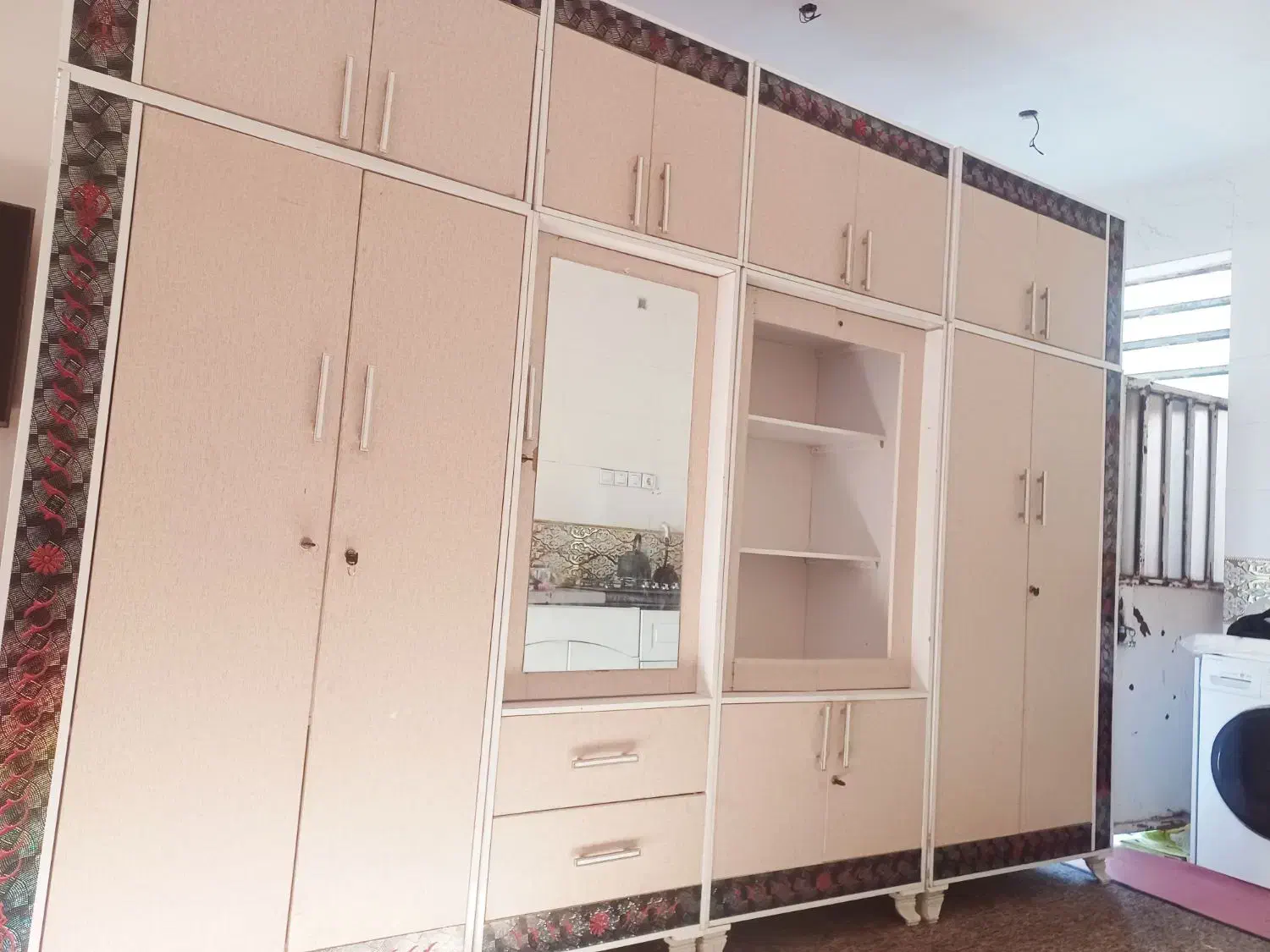 کمد متحرک طرح دیواری رامشیر|جاکفشی، کمد، دراور|بندر ماهشهر, |دیوار