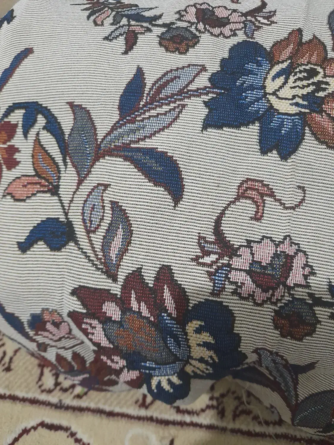 زیرسفره بهترین پارچه خودم دوروشونم دوخت کردم|روفرشی|ماهدشت, |دیوار