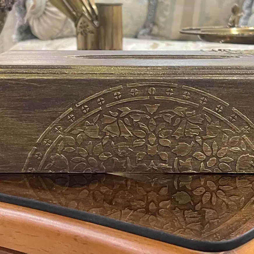 سطل وجا دستمال چوبی|صنایع دستی و سایر لوازم تزئینی|تهران, شهرک ولیعصر شمالی|دیوار