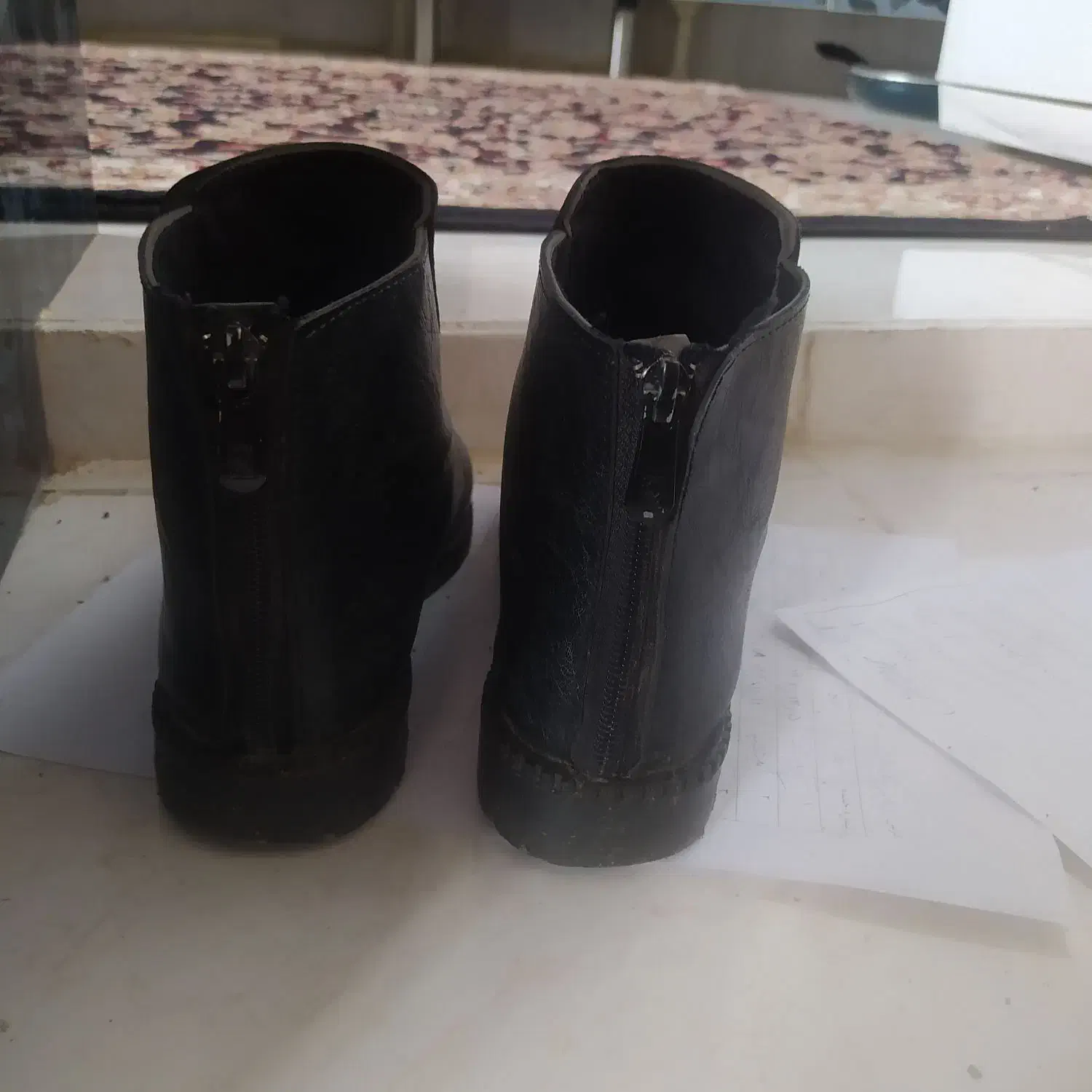 نیم بوت چرم زنانه سایز 37 در حد نو|کیف، کفش، کمربند|سنندج, |دیوار